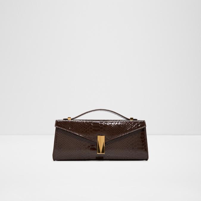 ALEXZANDRAX Dark Brown Women Clutch