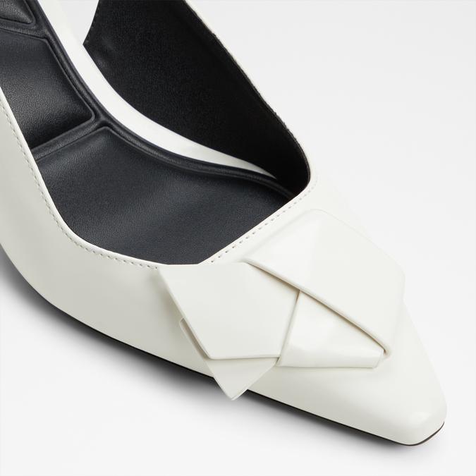 Blaine-In Women's White Pumps image number 5