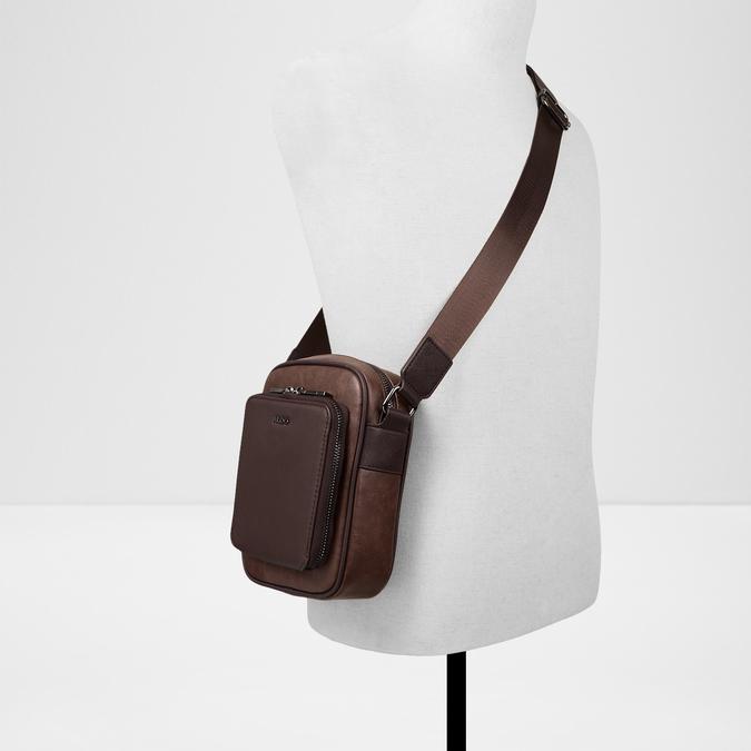 Maximilian Men's Brown Cross Body image number 3