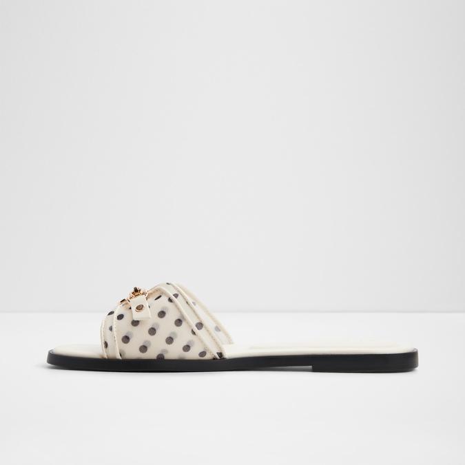 ALAMASSIA-IN WHITE/BLACK Women Flat Sandals image number 2