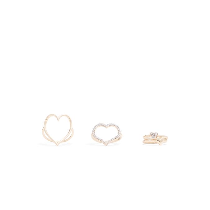 Gwaevia Women's Clear On Gold Ring