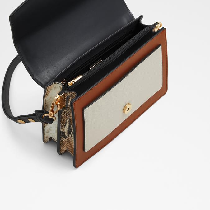 Careraen Women's Brown Overflow Crossbody image number 2