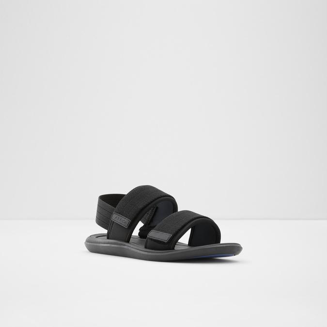 Hickes Men's Black Back Strap Sandals image number 3