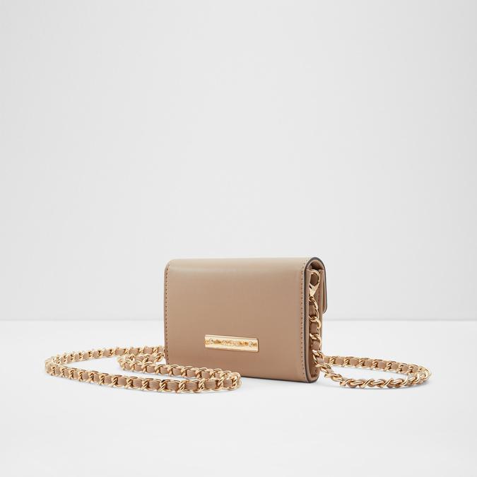 Meratha Women's Beige Wallet On A Chain