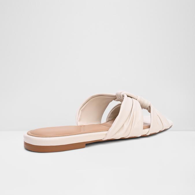 Henrielle-Inn Women's White Flat Sandals image number 2