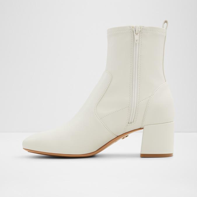 Tirgus-In Women's White Ankle Boots image number 3