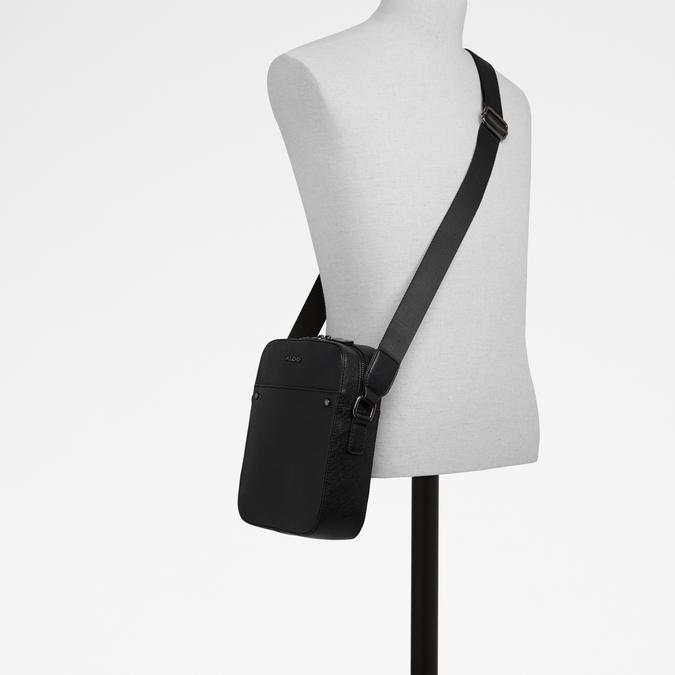 Poani Men's Black Messenger image number 3