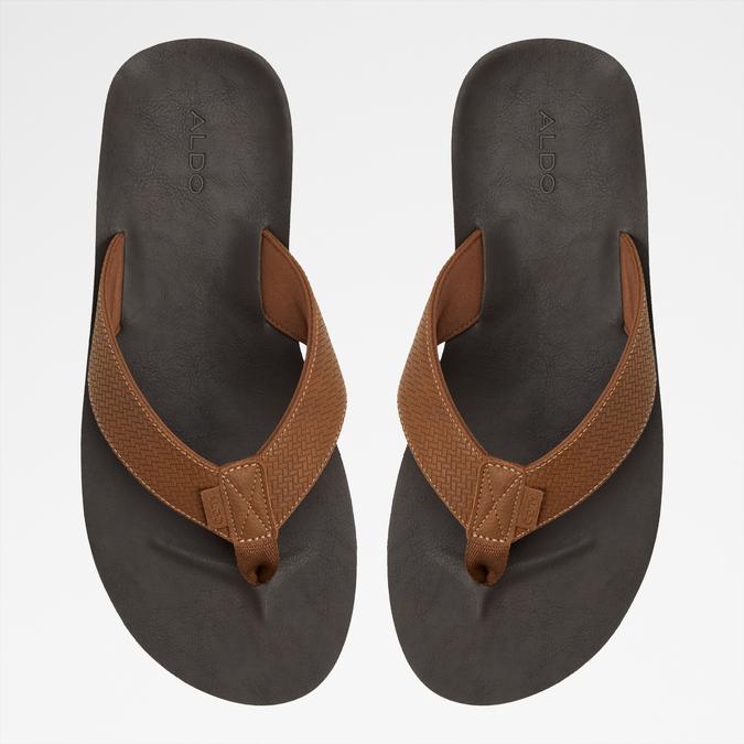 Adede-In Men's Cognac Strap Sandals
