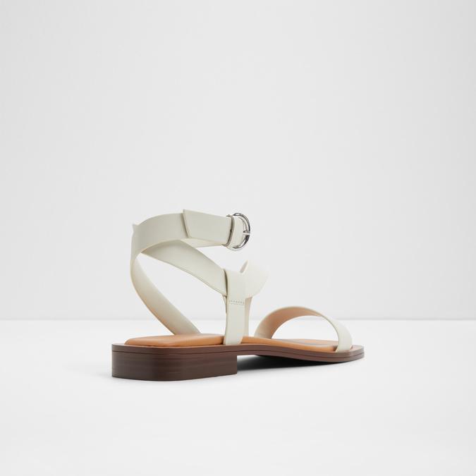 Grugar-In Women's White Flat Sandals image number 2
