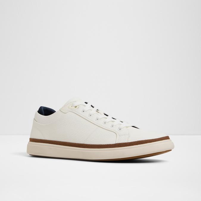 Finespec-In Men's White Low Top Sneakers image number 4