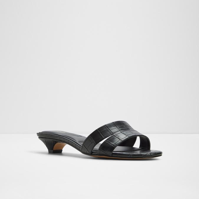 SCARLETTA-IN Black Women Block Heel Sandals image number 3