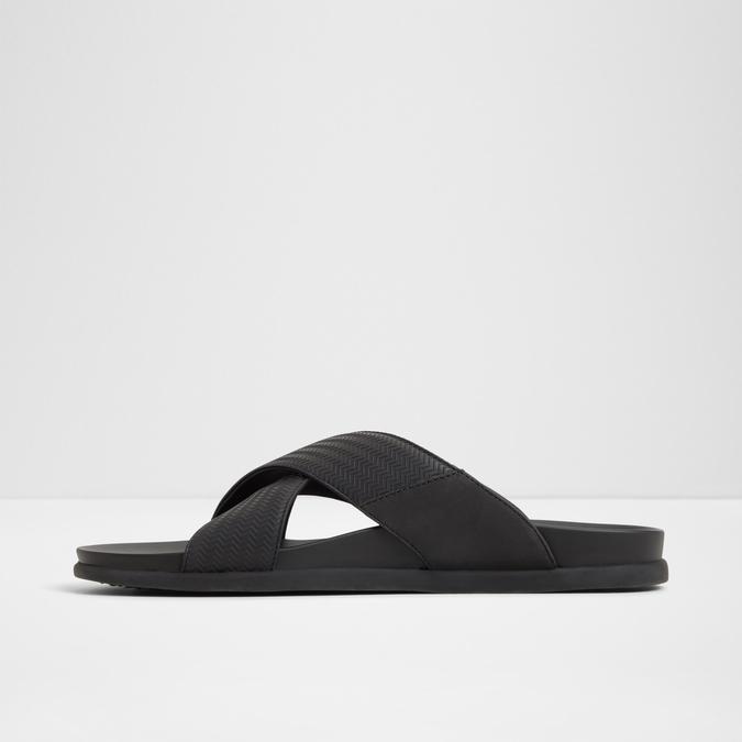 Kedona-In Men's Black Strap Sandals image number 3