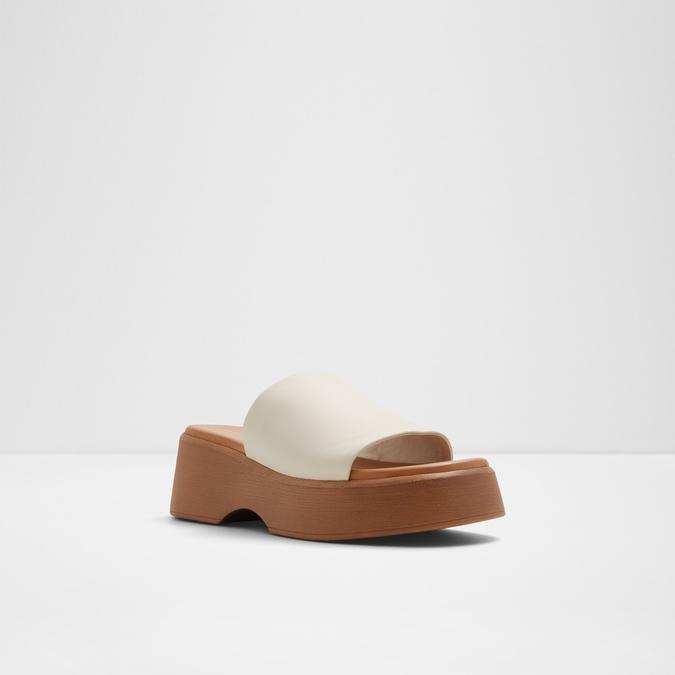 Yassu-In Women's White Wedges image number 4