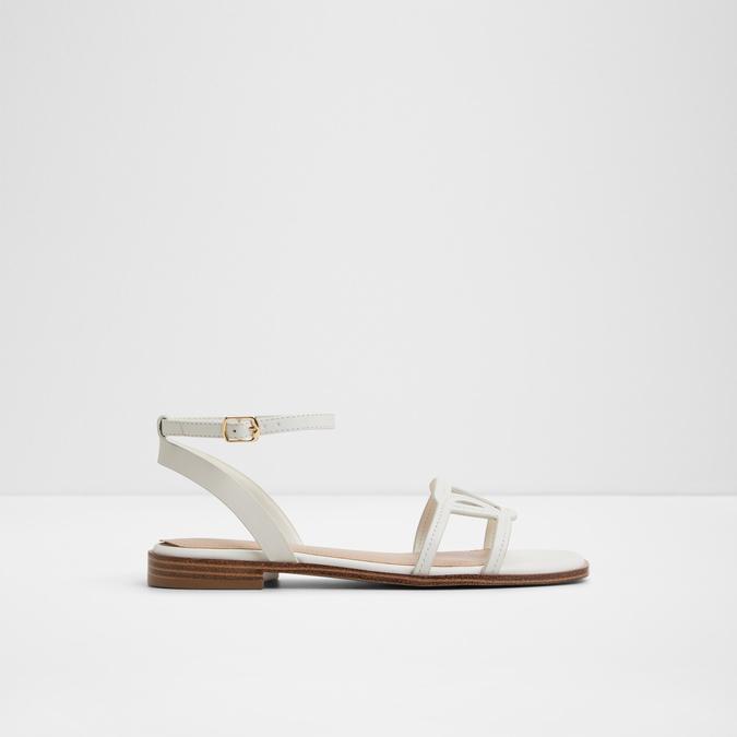 Greengrove-In Women's White Flat Sandals