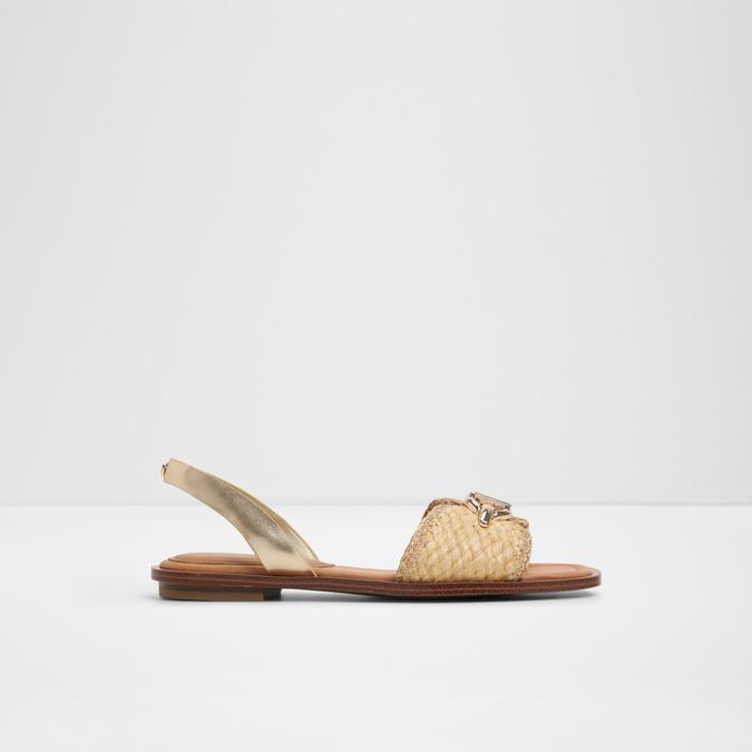 Goassi-In Women's Gold Flat Sandals