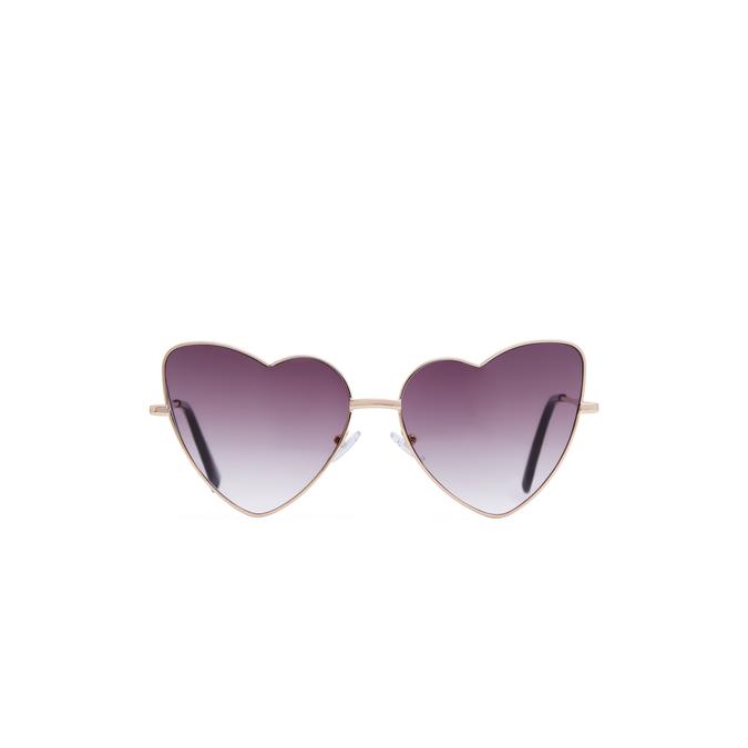 Uneing Women's Gold Sunglass