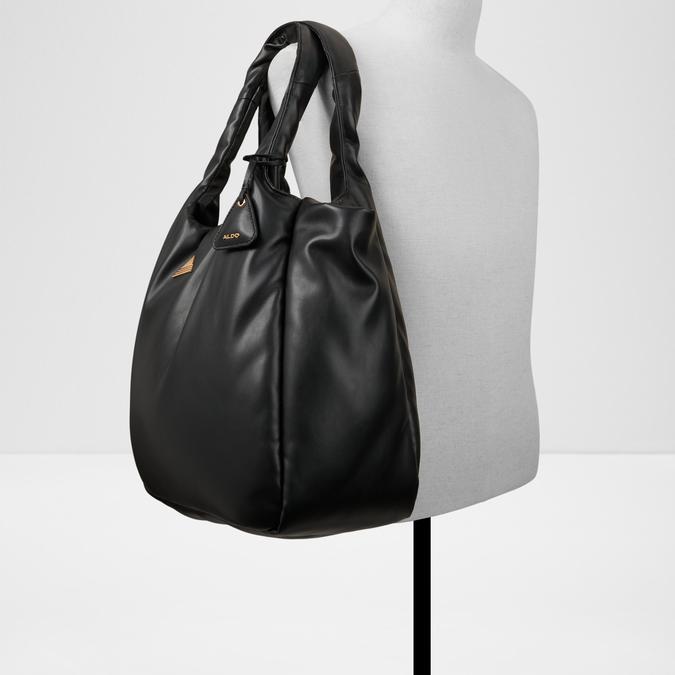 Ppuffcarryy Women's Black Satchel image number 4