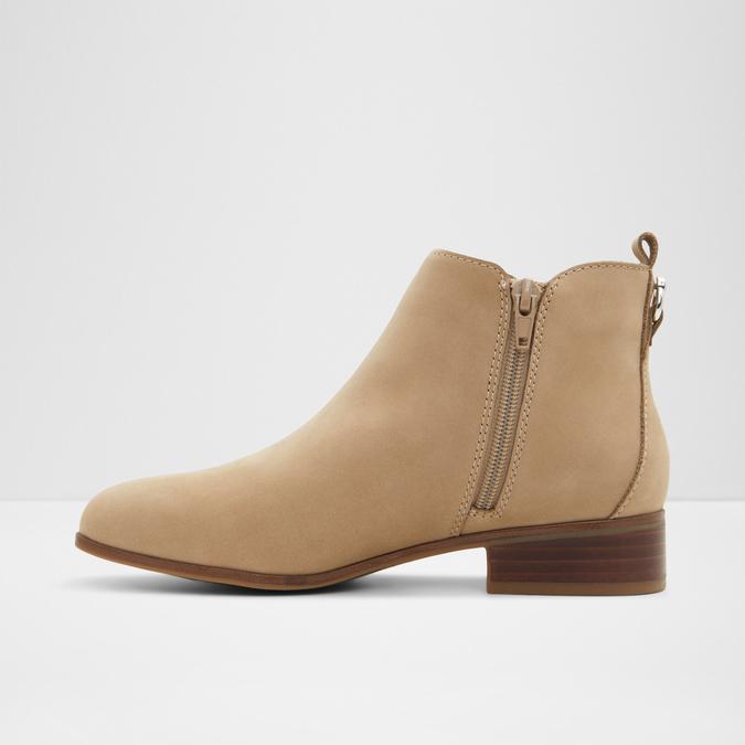 Verity-In Women's Beige Ankle Boots image number 3