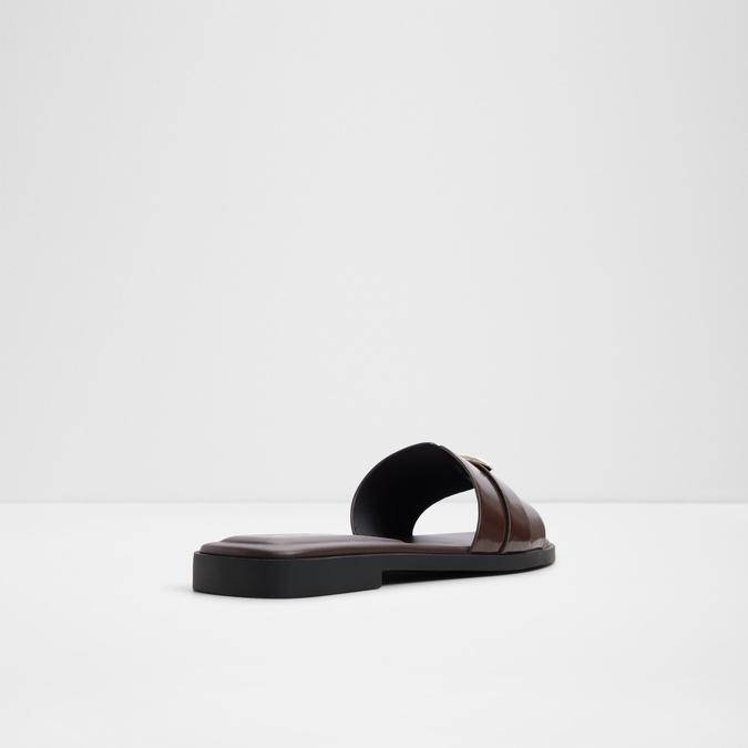 BRIELAA-IN DARK BROWN Women Flat Sandals