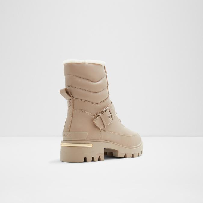 Alpa Women's Beige Lug Boots