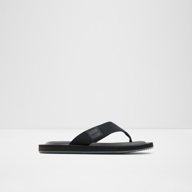 Tengen Men's Black Thong Sandals