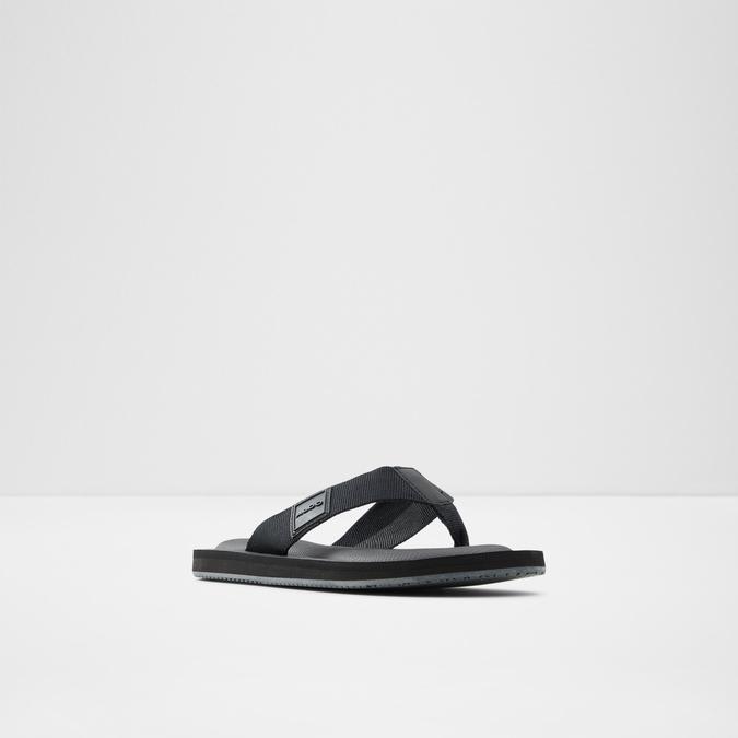 Tengen Men's Black Thong Sandals image number 3