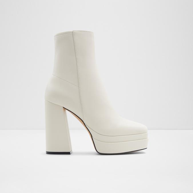 Mabel Women's White Ankle Boots
