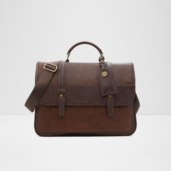 Uniannon Men's Dark Brown Messenger